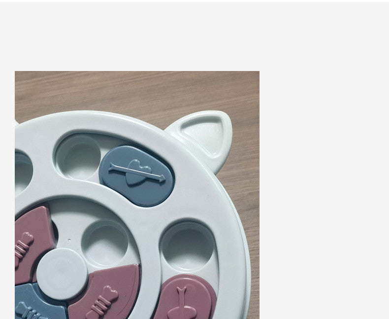 Interactive Pet Feeding Plate