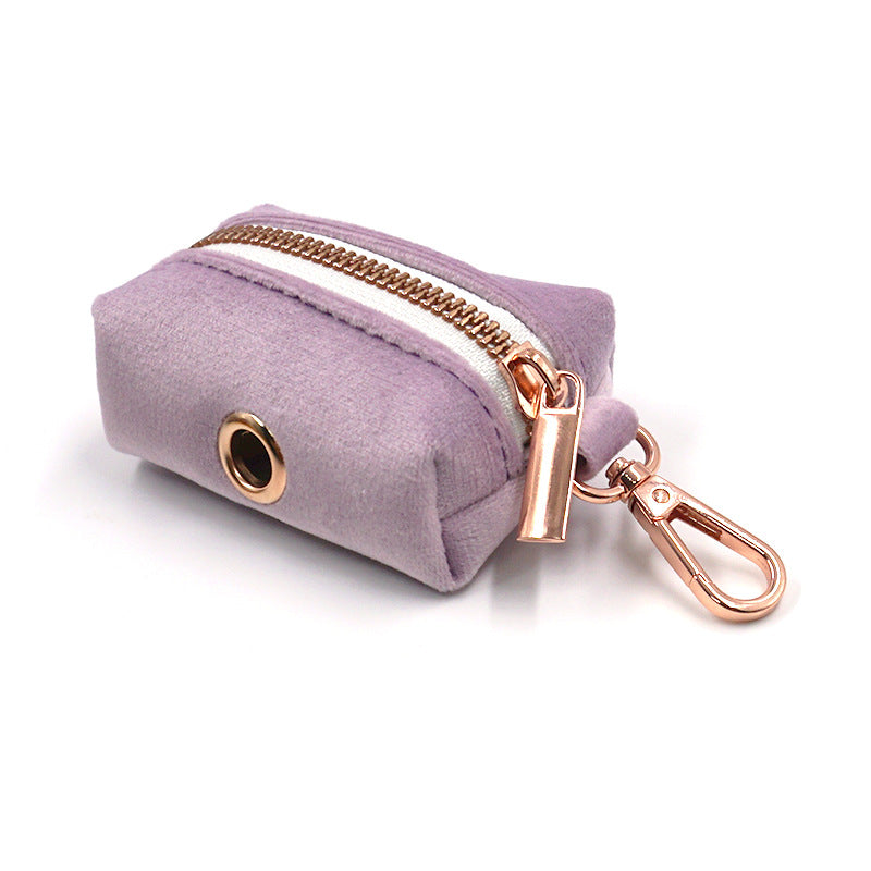 Luxury Velvet poo Bag Dispenser
