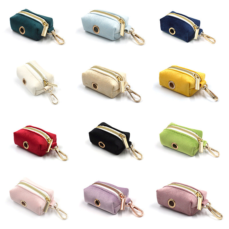 Luxury Velvet poo Bag Dispenser