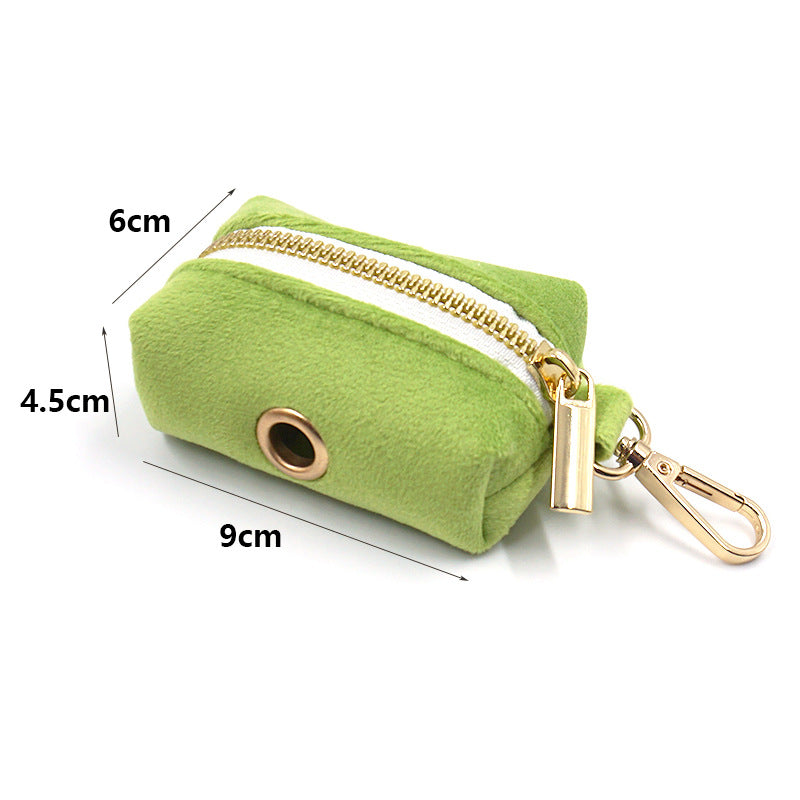 Luxury Velvet poo Bag Dispenser