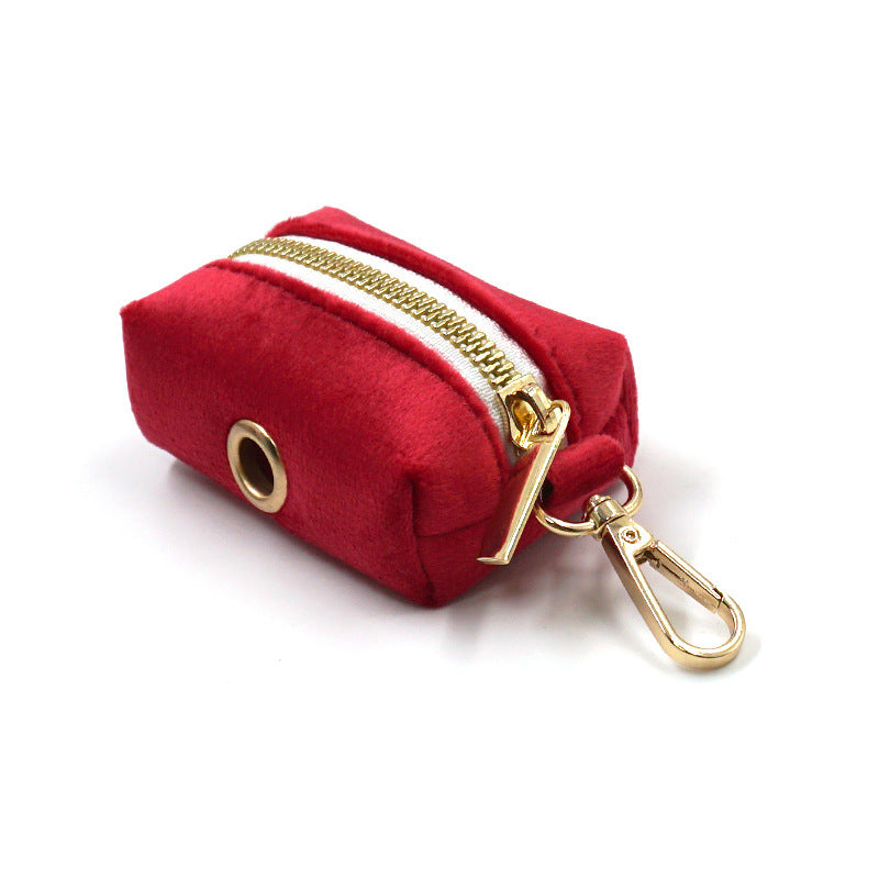 Luxury Velvet poo Bag Dispenser