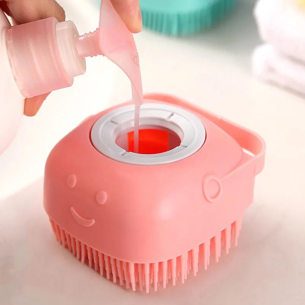 Pet Silicone Wash & Brush