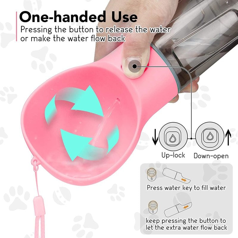 3 in 1 Dog Feeding, Water & Bag Dispense