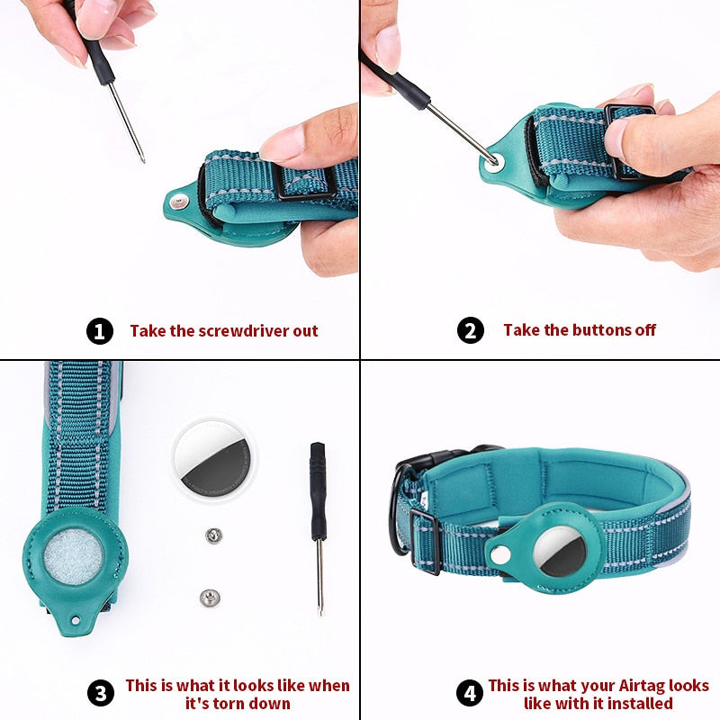 Airtag GPS Dog Collars