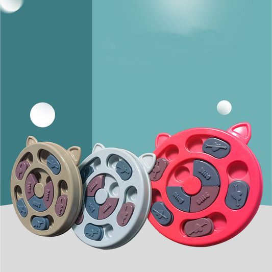 Interactive Pet Feeding Plate